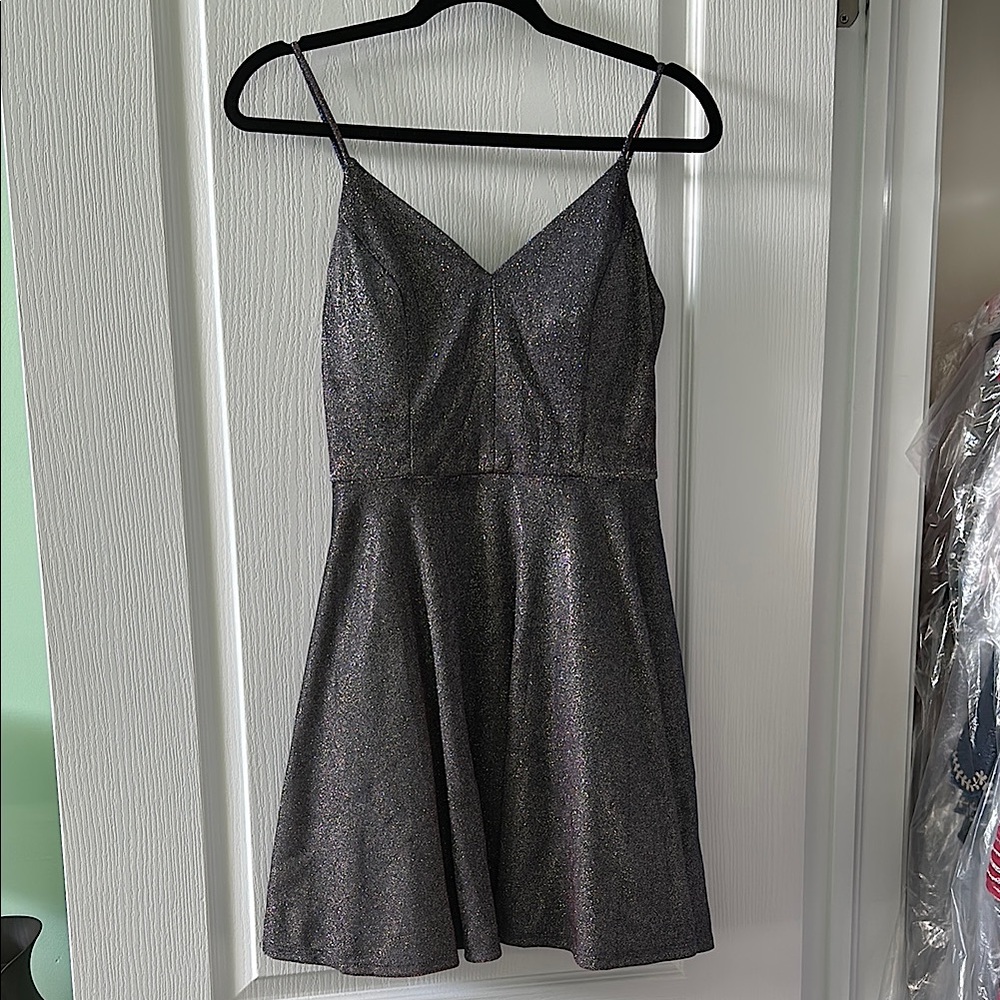 Iridescent Silver Dress